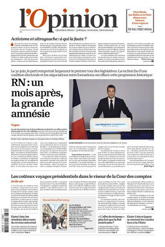 L’Opinion - 30 Juillet 2024
