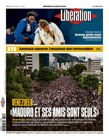 Libération du Mercredi 31 Juillet 2024