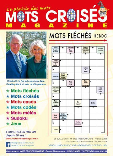 Mots Croisés Magazine - 18 Juillet 2024