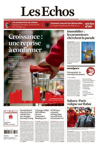 Les Echos du Mercredi 31 Juillet 2024