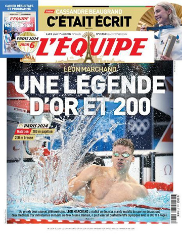 L’equipe du Jeudi 1er Août 2024