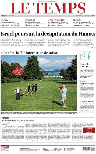 Le Temps - 2 Août 2024