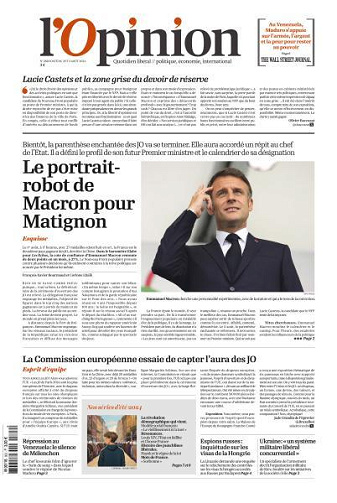 L’Opinion - 2-3 Août 2024