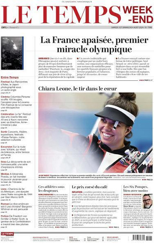 Le Temps - 3-4 Août 2024