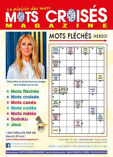 Mots Croisés Magazine - 5 Août 2024