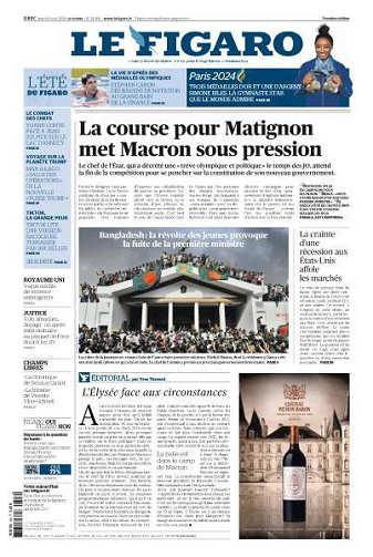 Le Figaro du Mardi 6 Août 2024