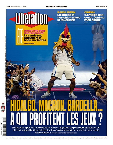 Libération du Mercredi 7 Août 2024