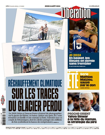 Libération du Jeudi 8 Août 2024