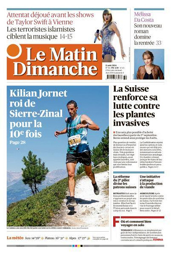 Le Matin Dimanche - 11 Août 2024