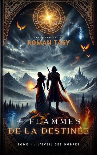 Roman TASY - Les Flammes de la Destinée: Tome 1 : L'Éveil des Ombres (2024)