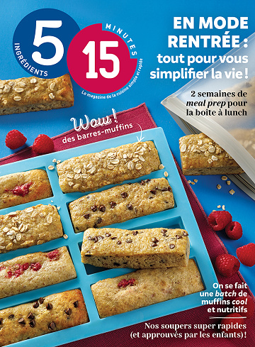 5 Ingrédients 15 Minutes - Septembre 2024