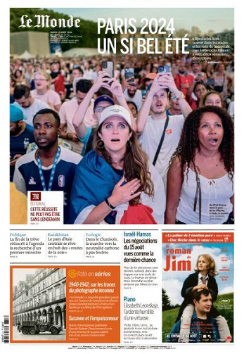 Le Monde du Mardi 13 Août 2024