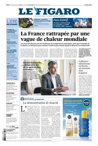 Le Figaro du Mardi 13 Août 2024