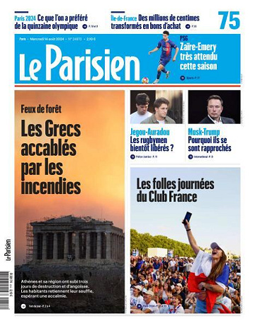 Le Parisien - 14 Août 2024