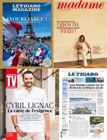 Pack Le Figaro et ses 3 suppléments - Vendredi 16 Août 2024