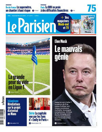 Le Parisien - 16 Août 2024