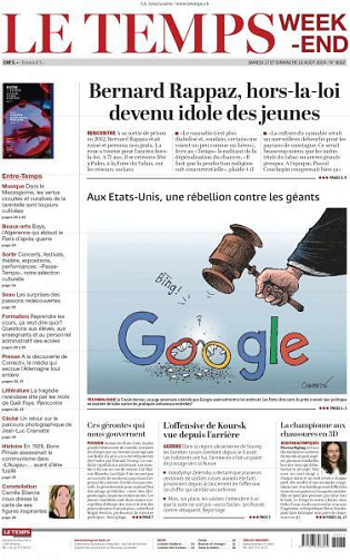 Le Temps - 17-18 Août 2024