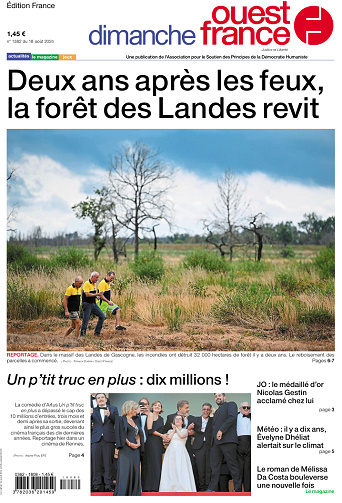 Ouest-France Édition France du Dimanche 18 Août 2024