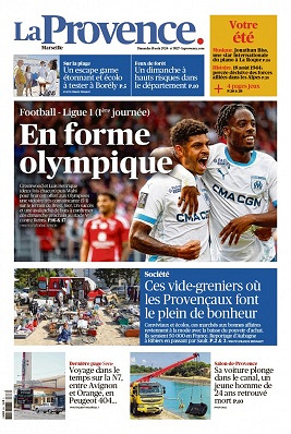 La Provence Marseille du dimanche 18 aout 2024