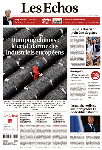 Les Echos du Lundi 19 Août 2024