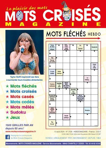 Mots Croisés Magazine - 15 Août 2024
