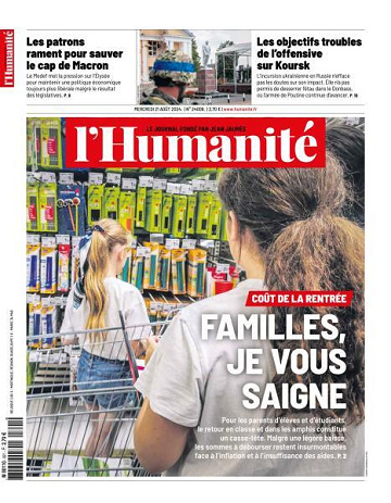 L’Humanite - 21 Août 2024