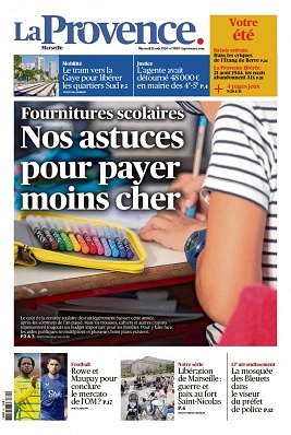 La Provence du mercredi 21 aout 2024 (3 Editions)