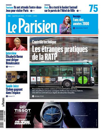 Le Parisien - 22 Août 2024