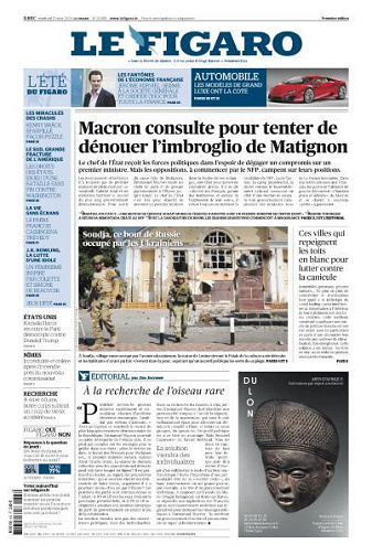 Le Figaro du Vendredi 23 Août 2024