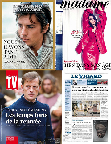 Pack Le Figaro et ses 3 suppléments - Vendredi 23 Août 2024