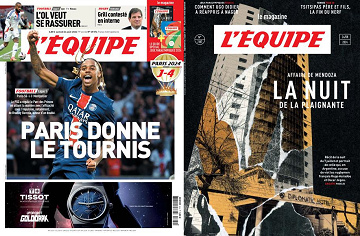 Pack L’Equipe + L’Equipe Magazine - 24 Août 2024