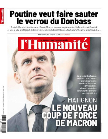 L’Humanite - 27 Août 2024