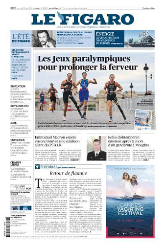 Le Figaro du Mercredi 28 Août 2024