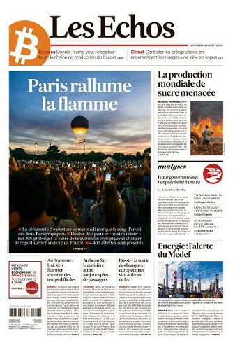 Les Echos du Mercredi 28 Août 2024