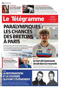 Le Télégramme du Mercredi 28 Août 2024 (8 Éditions)