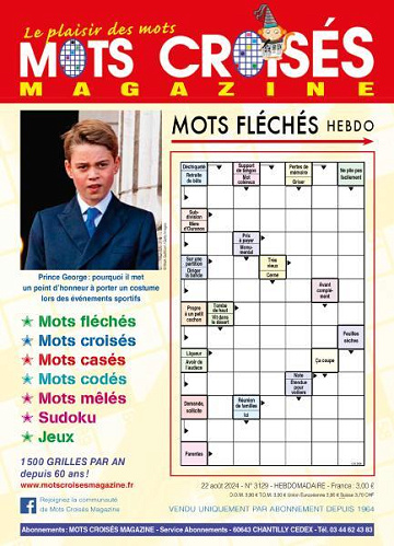 Mots Croisés Magazine - 22 Août 2024