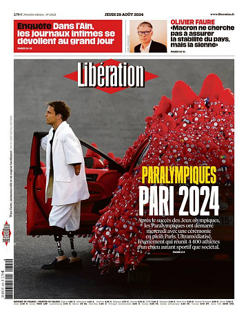 Libération du Jeudi 29 Août 2024
