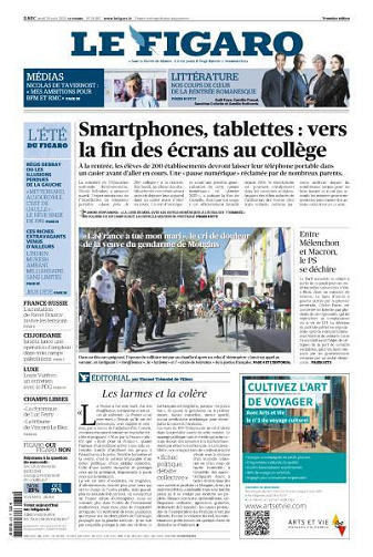 Le Figaro du Jeudi 29 Août 2024