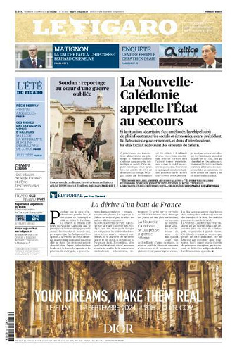 Le Figaro du Vendredi 30 Août 2024