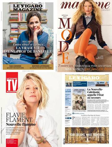 Pack Le Figaro et ses 3 suppléments - Vendredi 30 Août 2024