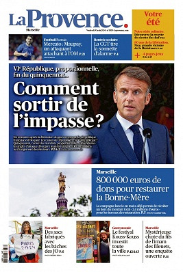 La Provence du Vendredi 30 aout 2024 (3 Editions)
