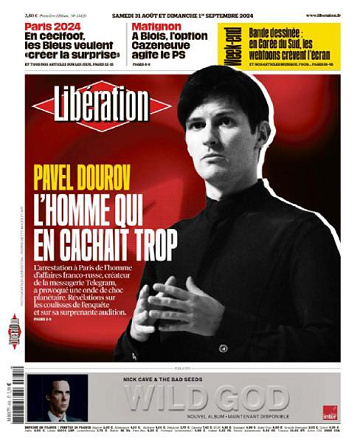 Libération du Samedi 31 Août et Dimanche 1er Septembre 2024