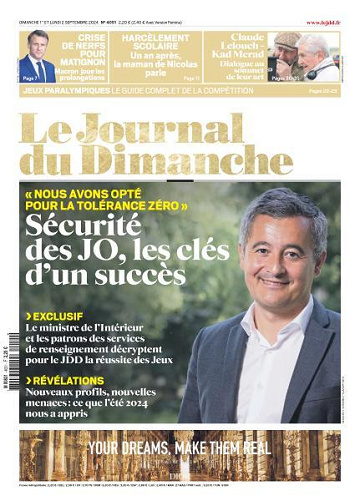 Le Journal du Dimanche - 1er Septembre 2024