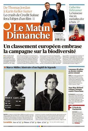 Le Matin Dimanche - 1er Septembre 2024