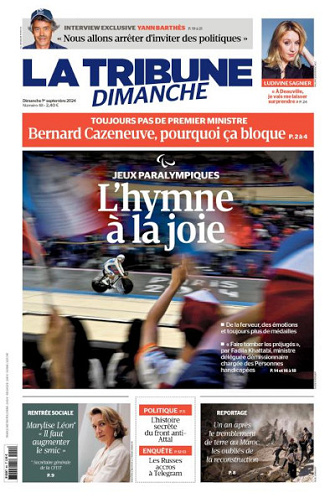 La Tribune dimanche du 01 Septembre 2024
