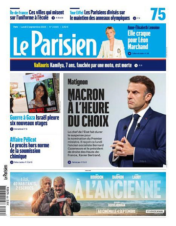 Le Parisien - 2 Septembre 2024