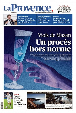 La Provence du lundi 2 septembre 2024 (3 Editions)