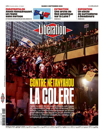 Libération du Mardi 3 Septembre 2024