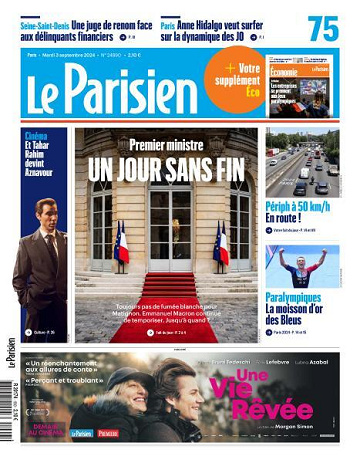 Le Parisien - 3 Septembre 2024