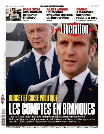 Libération du Mercredi 4 Septembre 2024